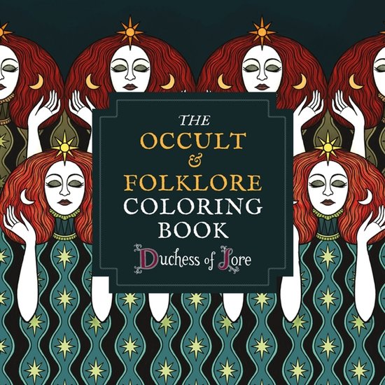 The Occult & Folklore Coloring Book - cover
