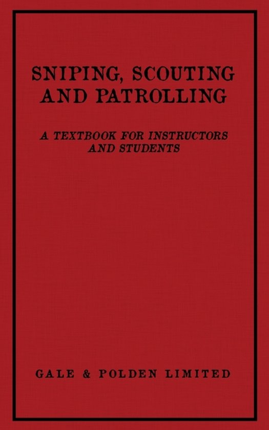 Sniping, Scouting and Patrolling - cover