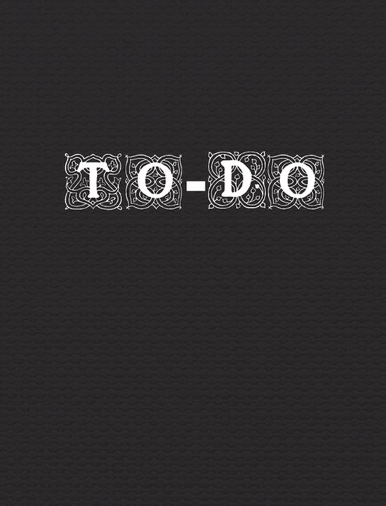 The Ultimate 110-Page To-Do List Hard Cover Notebook - cover