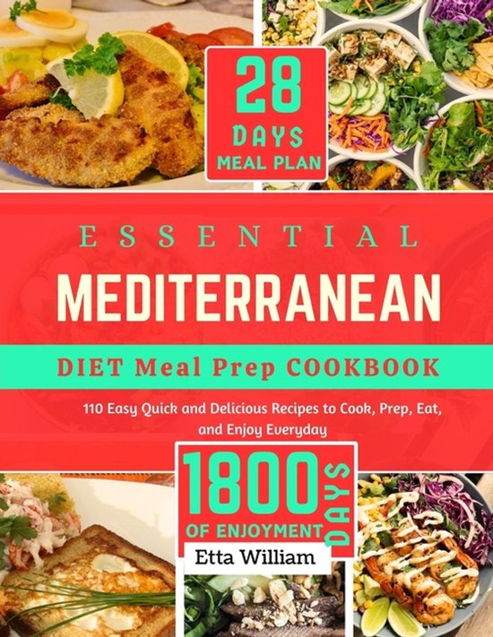 Mediterranean Diet & Wellness Prepping- Essential Mediterran ... - cover