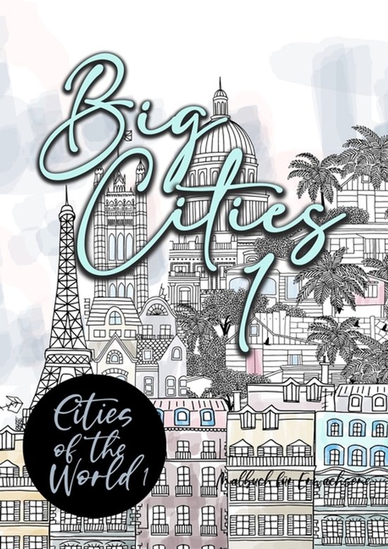 Houses Coloring Books- Big Cities Coloring Book for Adults C ... - cover