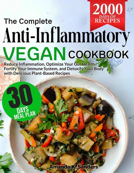 The Complete Anti-Inflammatory Vegan Cookbook - cover