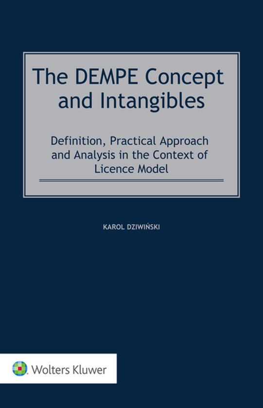The DEMPE Concept and Intangibles - cover