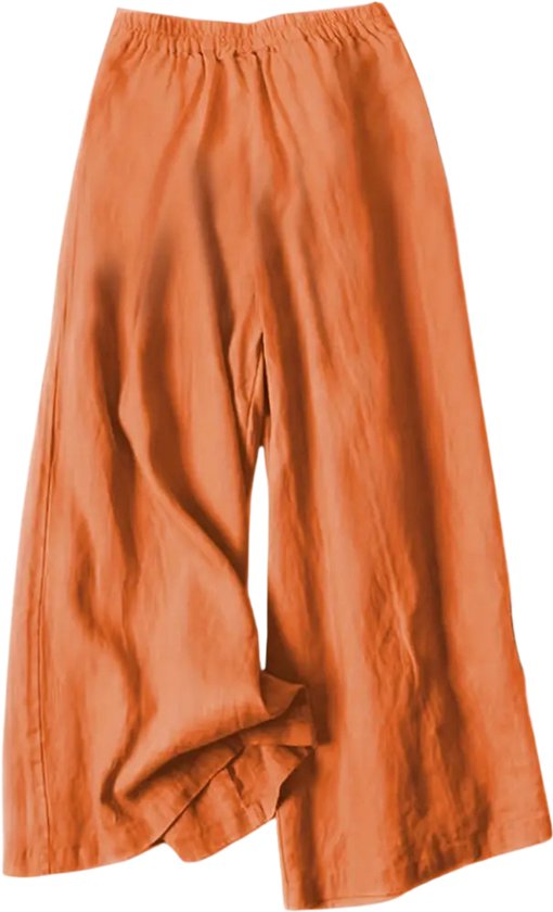 IQYU Linnen broek dames zomer vrijetijdsbroek baggy broek casual zomerbroek lichte relaxbroek luchtige stoffen broek veelzijdige vrijetijdsbroek comfortabele yogabroek zachte joggingbroek universele