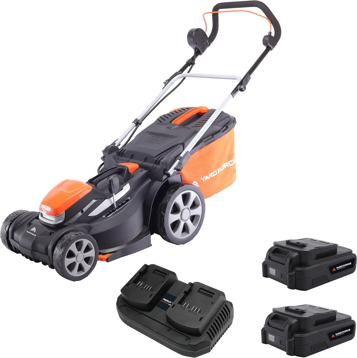 Accugrasmaaier 20V met 34 cm maaibreedte en variabele maaihoogte - Ideaal voor een verzorgde tuin