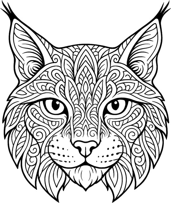 In Textu Mandalas Dieren Kleurboek Voor Volwassenen & Tieners - 30 Illustraties, 200g Papier, Spiraalbinding & Inspiratieboekje