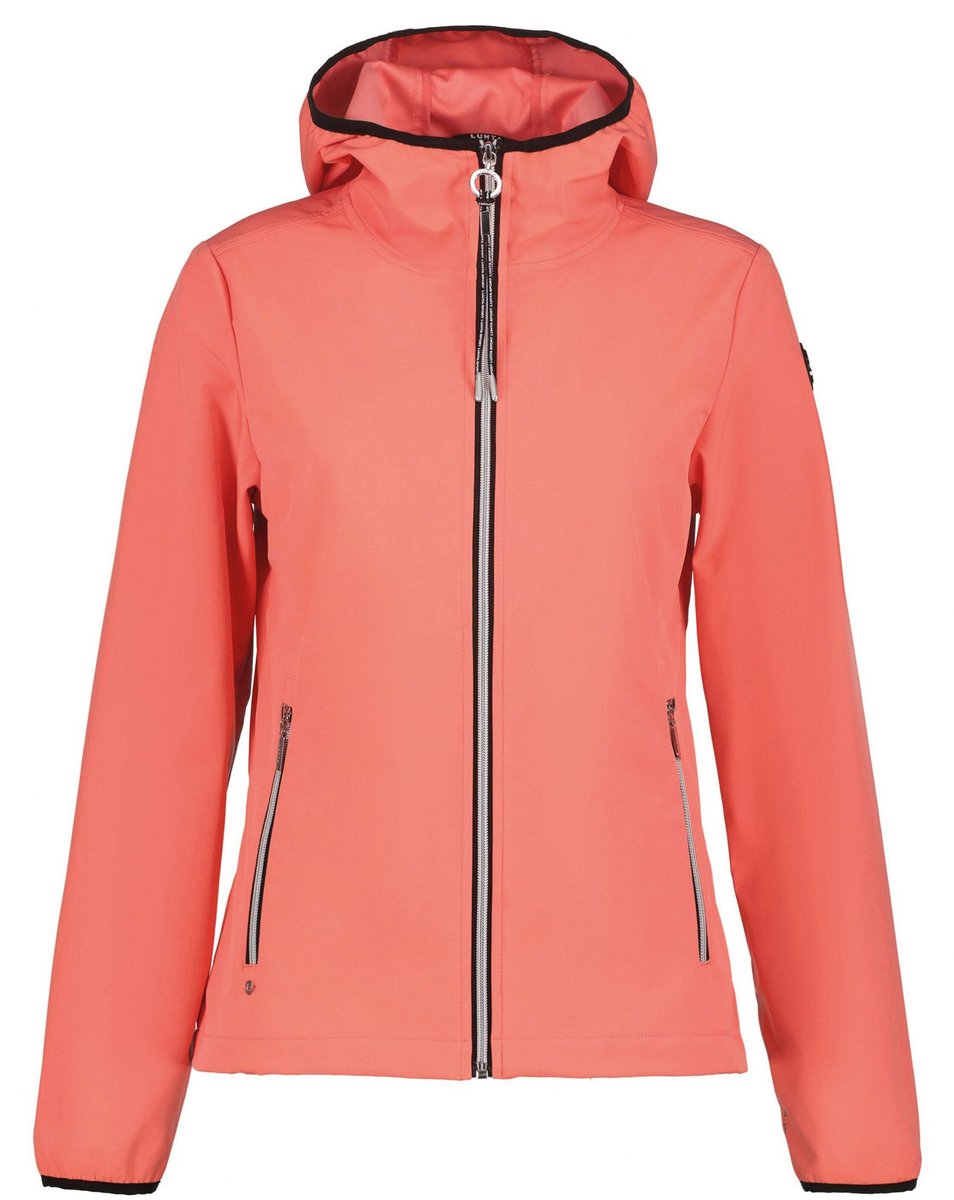 Luhta Innola Softshell Jas Dames Koraalrood