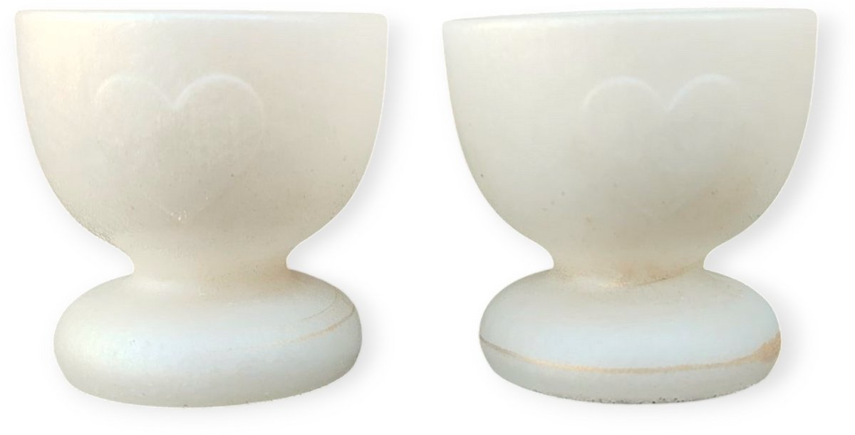 Resin Art JR: Handgemaakte Eierdopjes / set van 2 stuks / Tafelaankleding