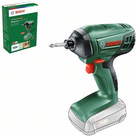 Visseuse à chocs sans fil Bosch AdvancedImpactDrive 18 - Incl. double embout - Corps séparé (livré sans batterie 18 V ni chargeur)