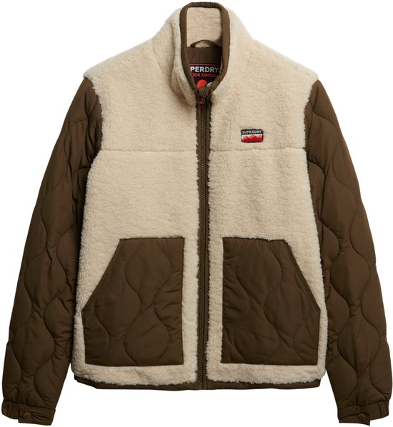Superdry - Fleece Hybride Jas - Dames - Buitenjassen