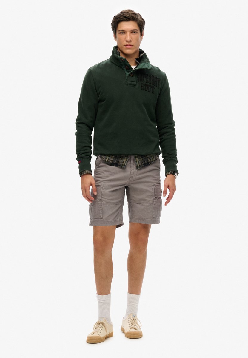 Superdry Vintage Heavy Cargo Shorts 30 Man Grijs