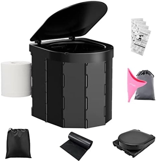 Draagbaar Campingtoilet - Toliet voor Mannen en Vrouwen - Hygiënische