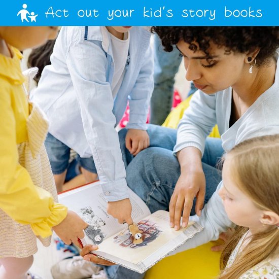 10 Stuks Dieren Vingerpoppen - Schattige Pluche Set Voor Verhaaltijd En Educatie