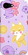 Casetastic Hoesje Geschikt voor Apple iPhone 16e Magsafe - Stijlvolle Beschermende Duo-layer Case - Knuffelvriendjes