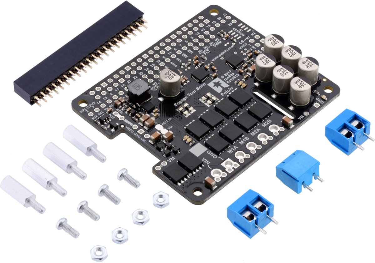 Dual G2 High-Power Motor Driver 18v22 for Raspberry Pi Pololu 3754