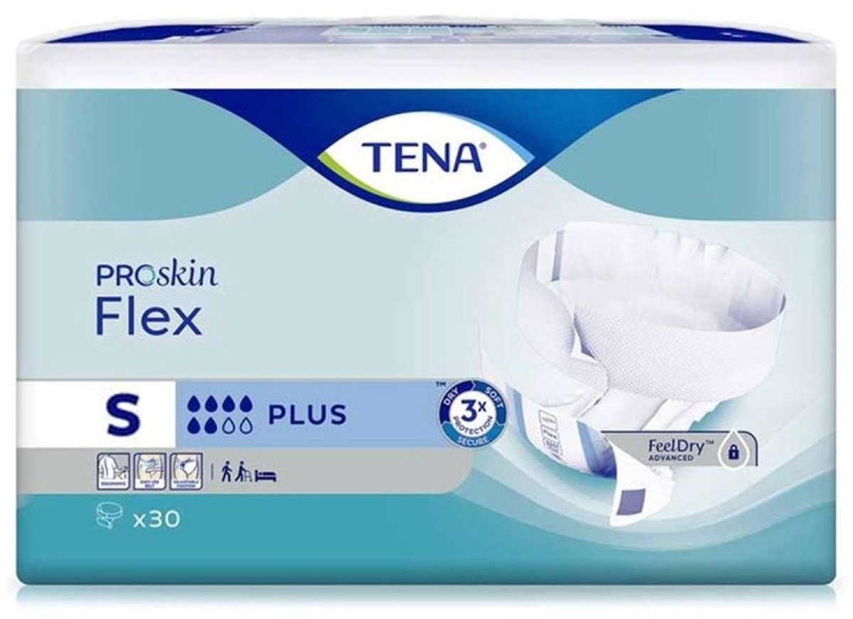 Tena Proskin Flex Plus Small - 1 paquet de 30 protections