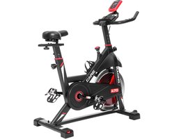 CARE RACING 470 - Indoor cycling fiets - 12 kg vliegwielmassa - Micro magnetische weerstand - Voor thuisgebruik - Zwart