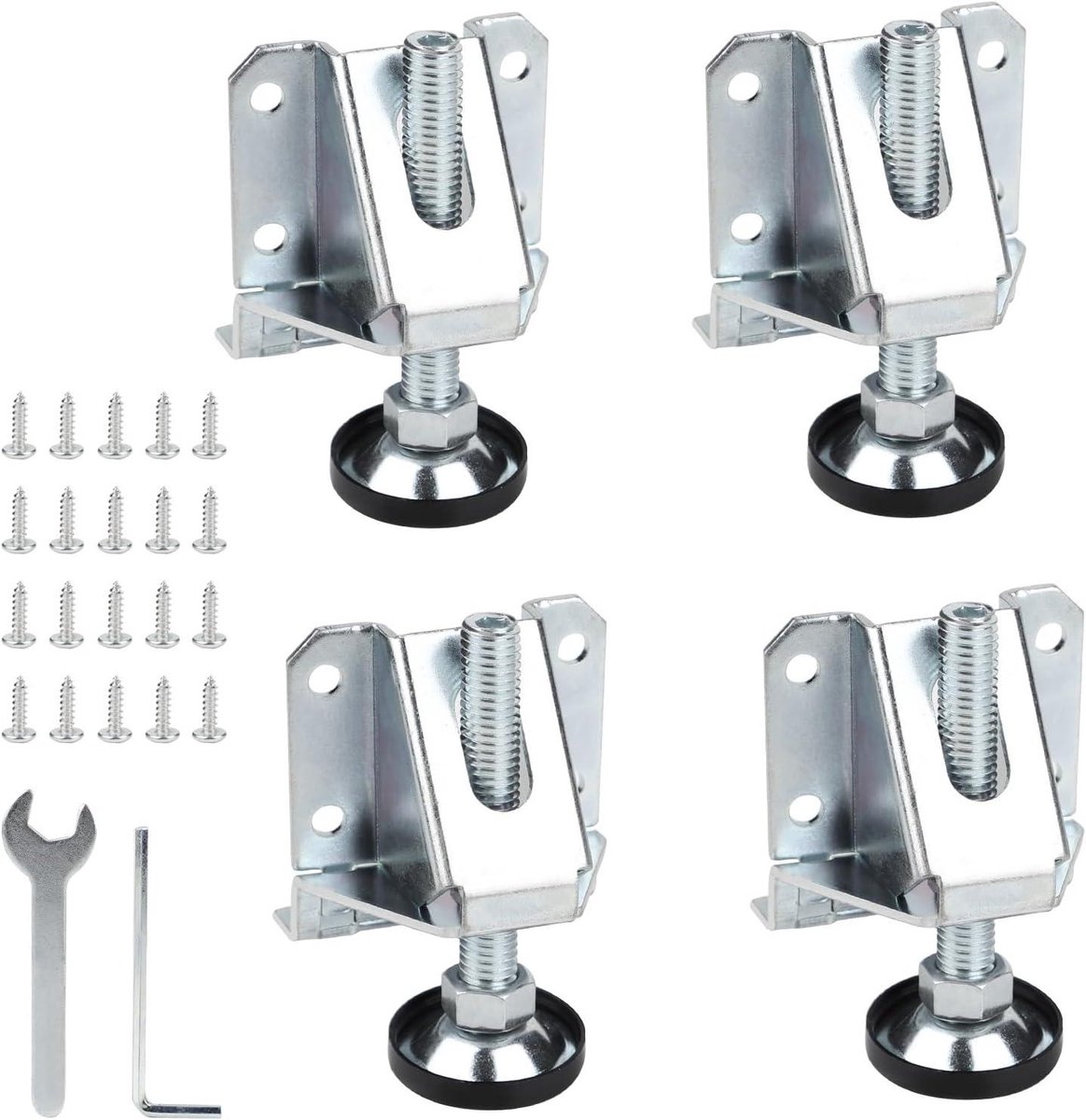 4 stuks instelbare zware belasting meubel-nivelleringspoten