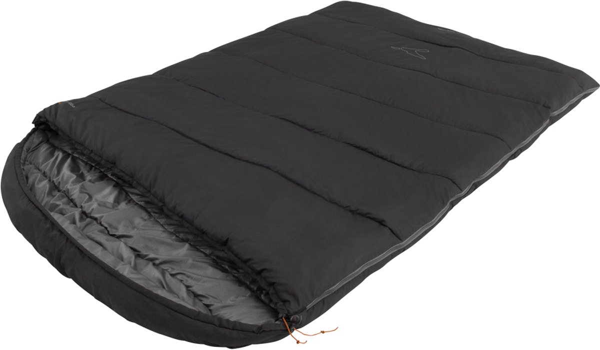 Easycamp Raven Square Double 5°c Slaapzak Zwart Regular / Double Zipper