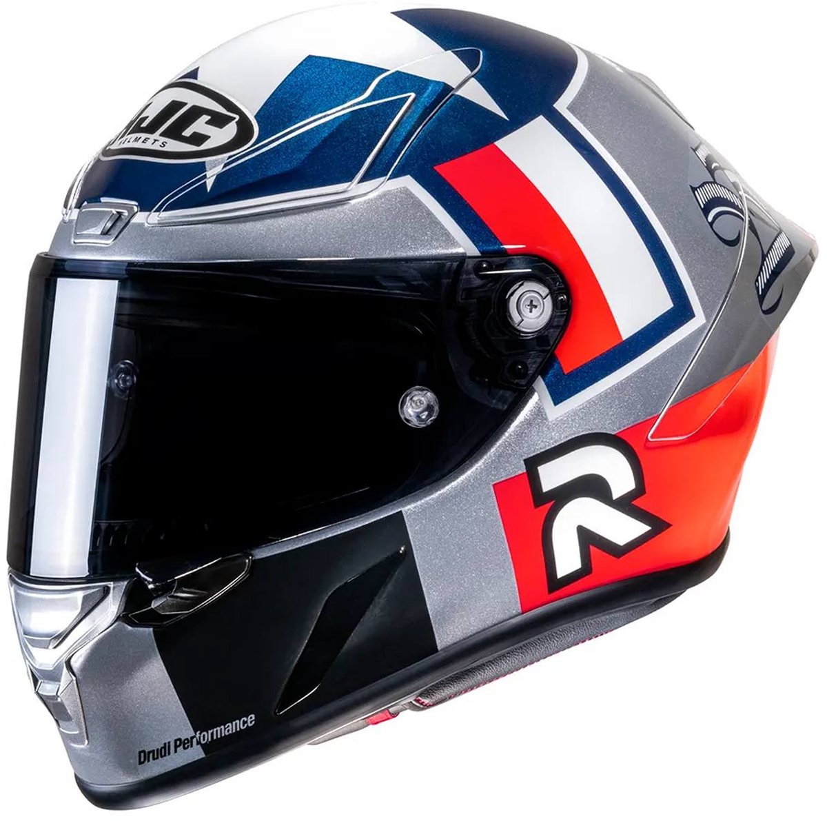 HJC RPHA 1 Ben Spies Zilver Ster Zilver Integraalhelm - Helm
