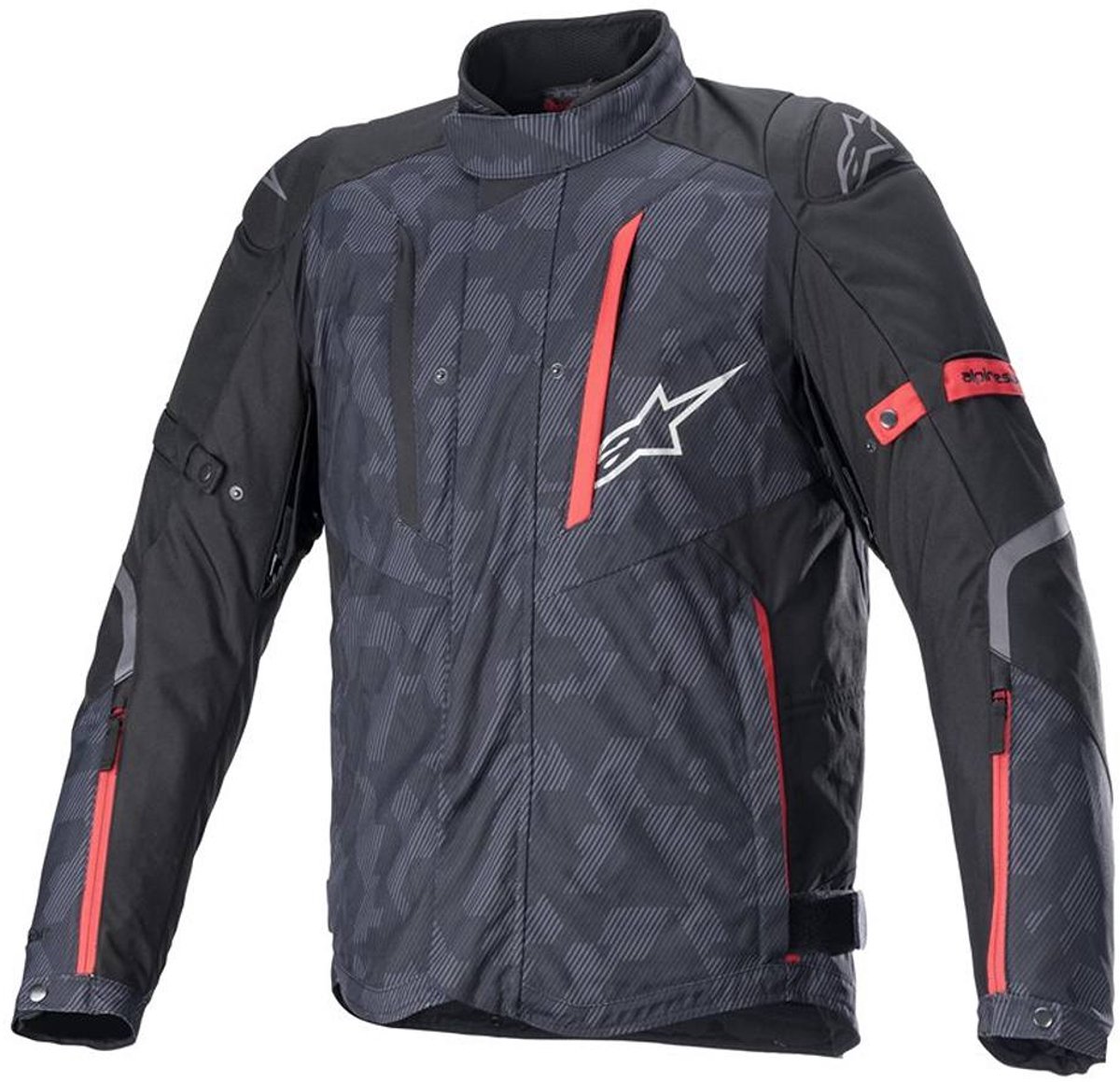 Alpinestars RX-5 Drystar Jas Zwart Camo Helderrood - Jas