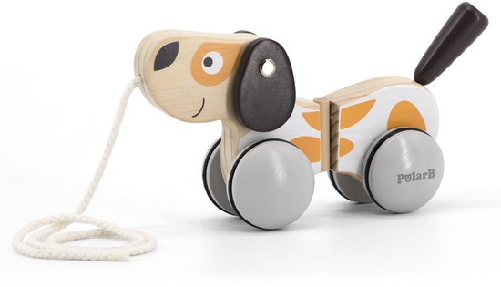PolarB Puppy Luxe Houten Trekfiguur 44043