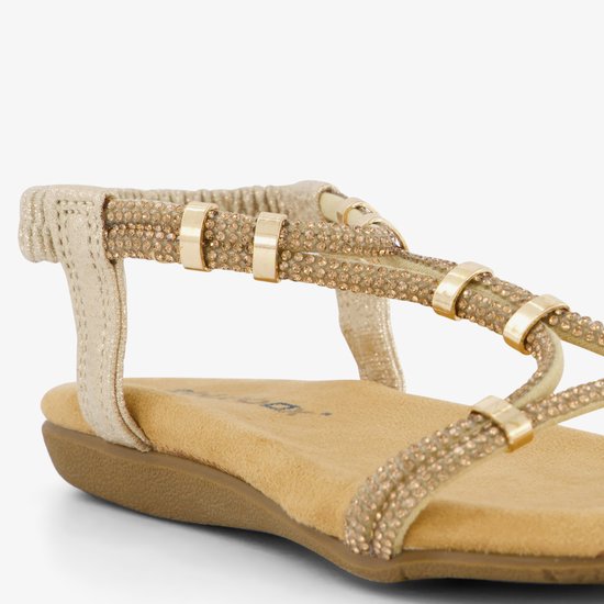 Sandales fille Blue Box couleur or - Taille 28