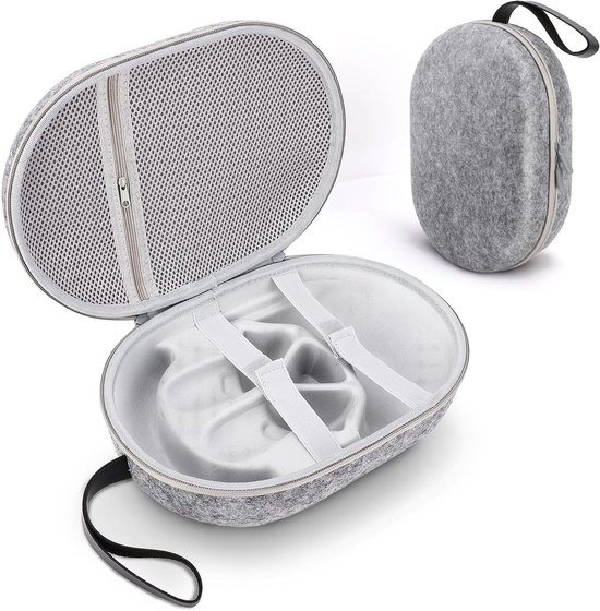 Geekria Étui de transport pour interface audio, compatible avec RDE RDECaster Video, sac de voyage portable en EVA à coque rigide (gris foncé