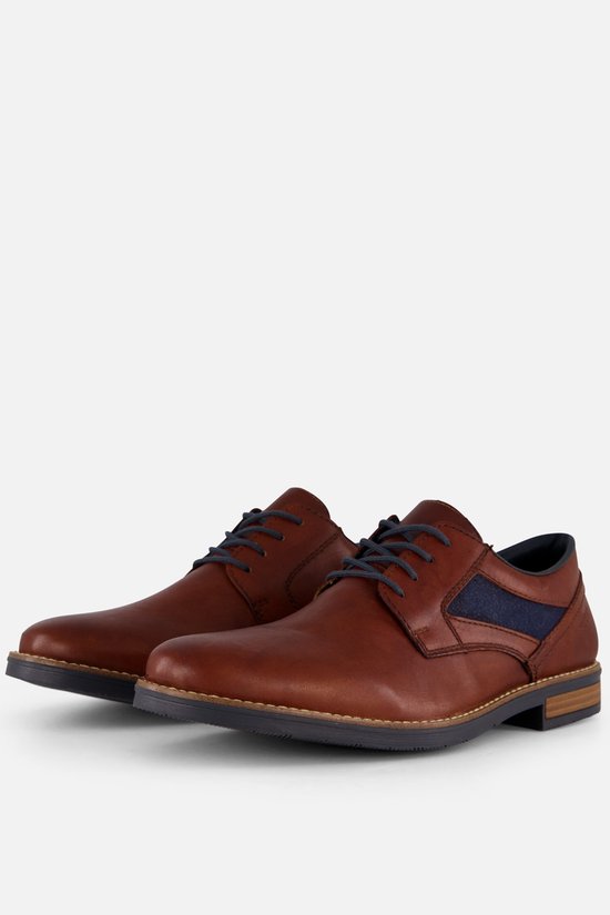 Rieker Veterschoenen bruin Leer - Maat 45