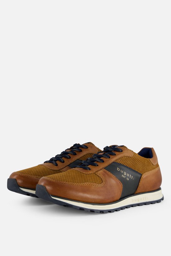 Bugatti Cirino Sneakers cognac Leer Maat 41 bol