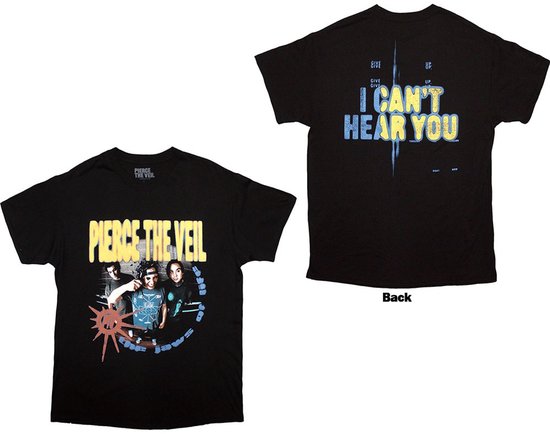 Pierce The Veil - I Can't Hear You Heren T-shirt - XL - Zwart