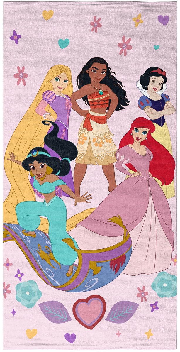 Disney - "Prinsessen" Microvezel Strandlaken (140x70cm)