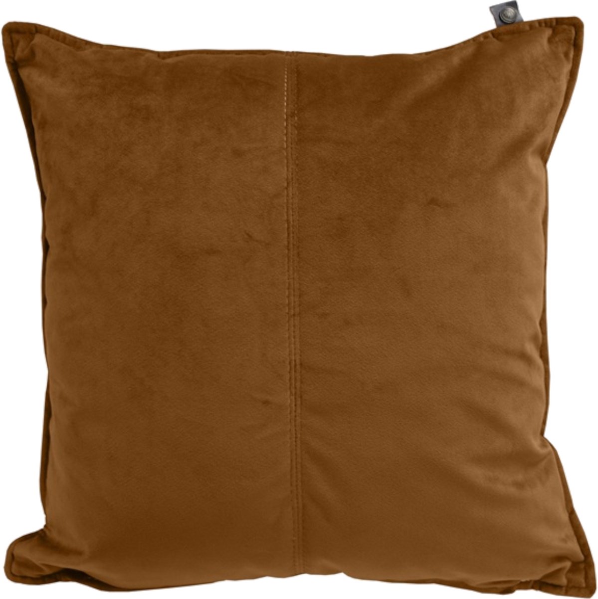 Overseas Middlestitch Velours Kussen Copper 45 x 45 cm