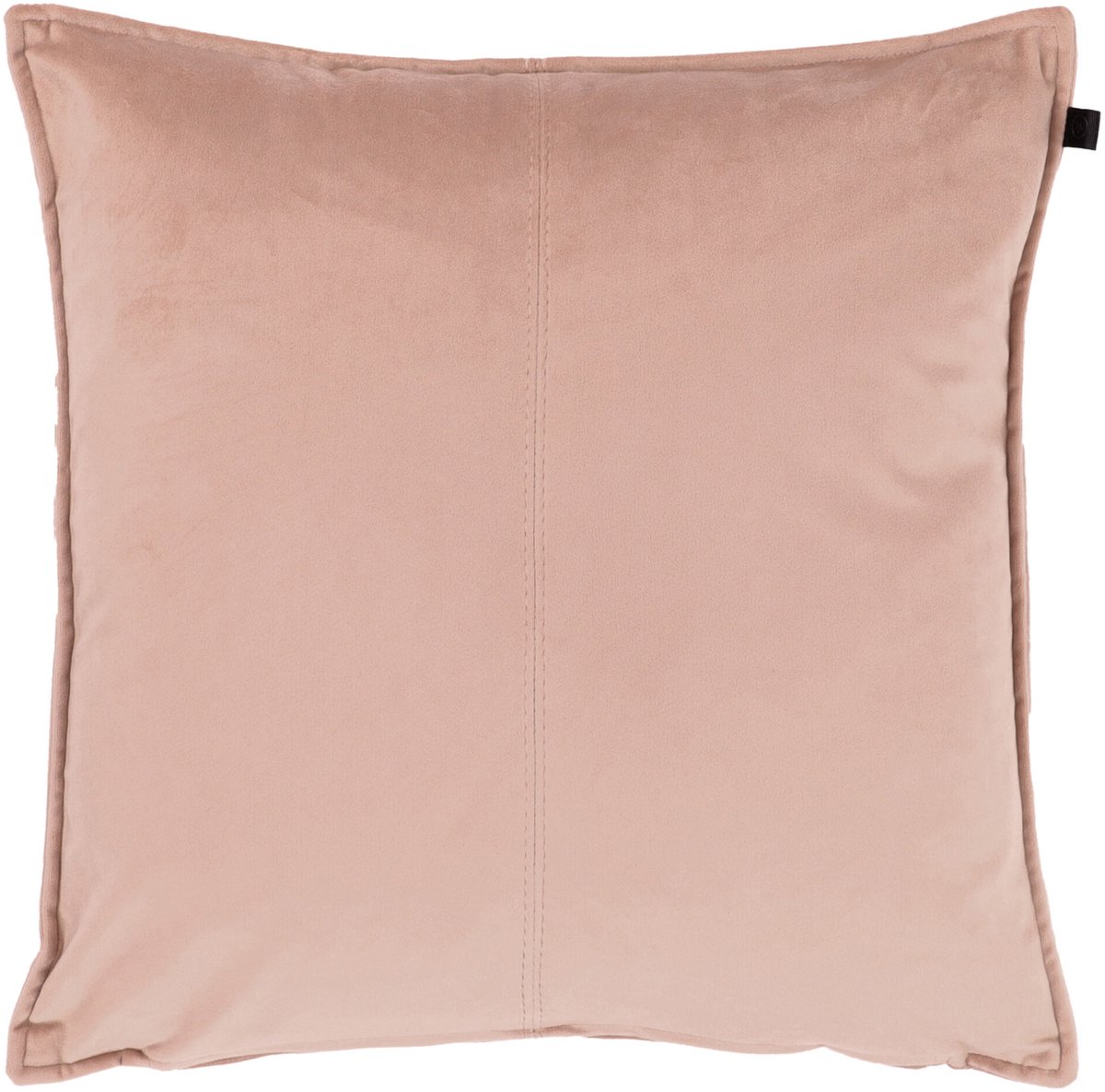 Overseas Middlestitch Kussen - 60 x 60 cm– Velours – Rose Dust
