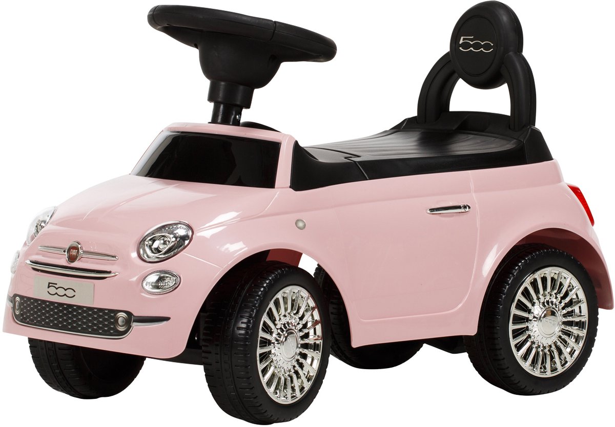 Puck Fiat 500 Loopauto Lichtroze
