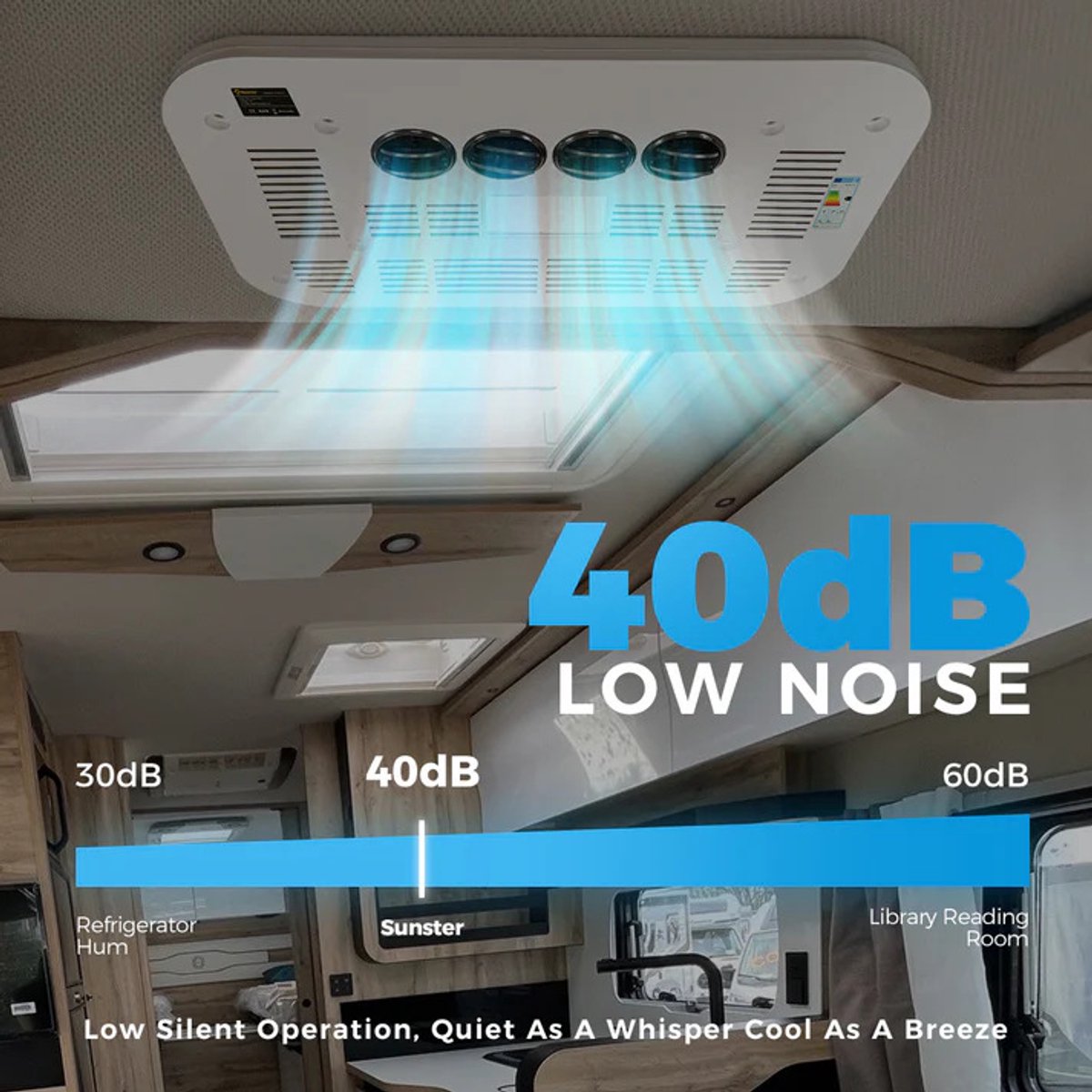 Dak Airconditioner - Air conditioning - 10000 BTU - 150-400m³/u - 1-3KW - 24V Efficiënte Koeling, Met Afstandsbediening, voor RV, camper, Vrachtwagens, Boten — afbeelding 8
