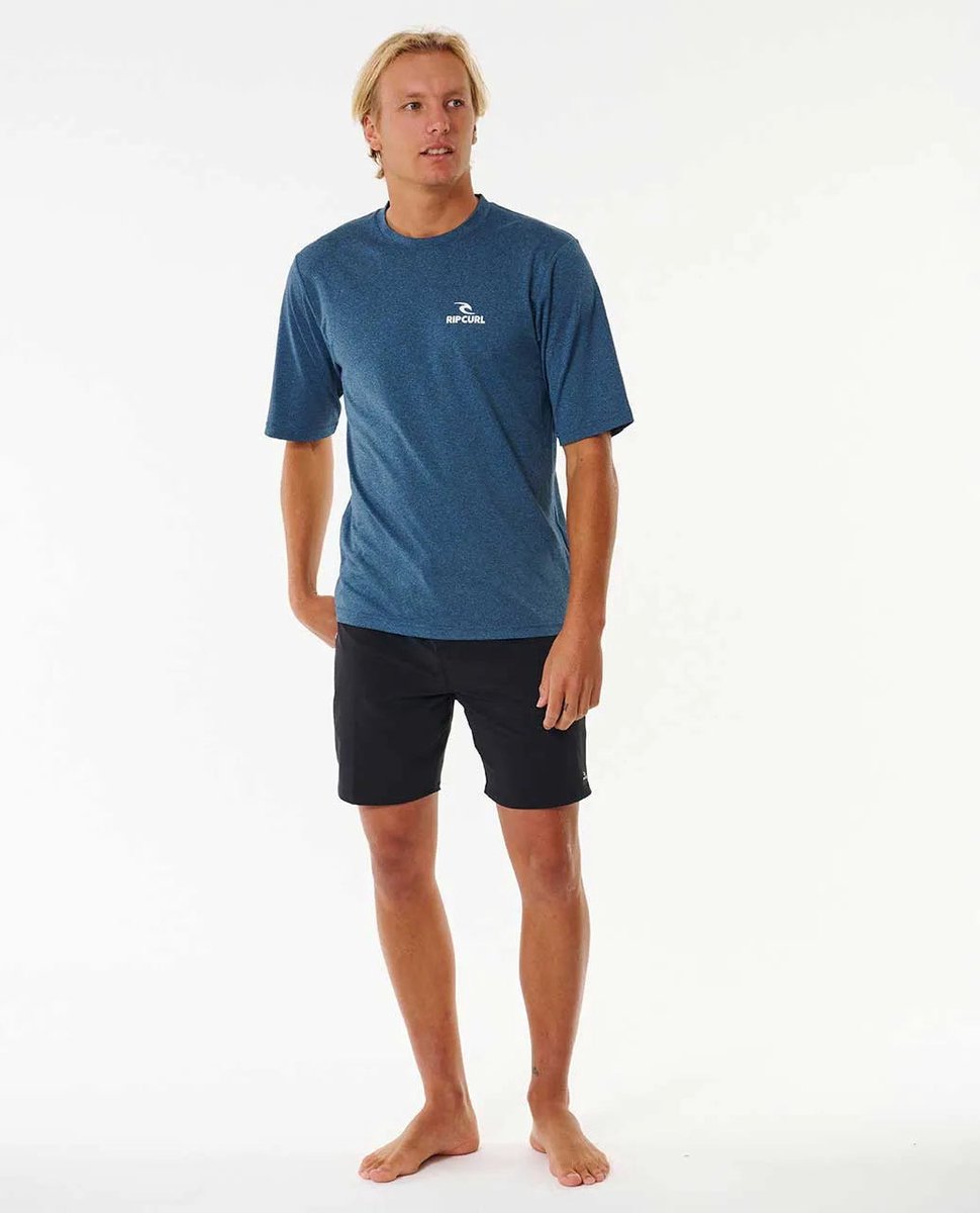 Rip Curl Stack Upf S/S - Navy Marle