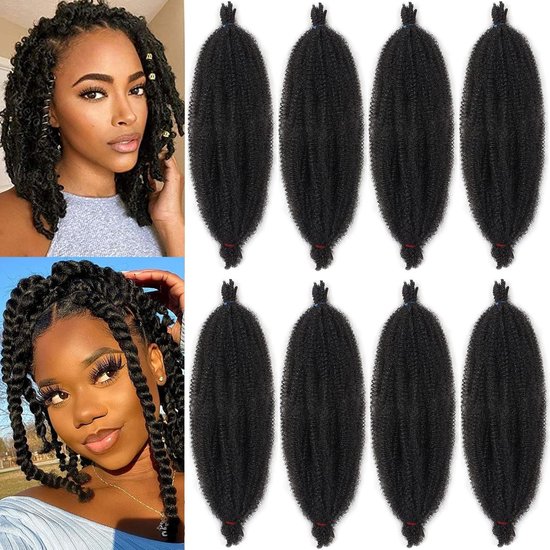 Marley Twist Haar – Vorgetrennt, Federnd, Für Afro-Looks & Kreative Frisuren