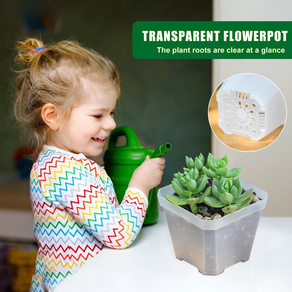 Lot De 10 Grands Pots à Orchidées Transparents Avec Ventilation - Idéal Pour Orchidées Et Plantes D'Intérieur