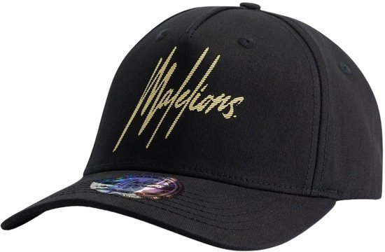 Malelions Striped Signature Logo Cap Heren