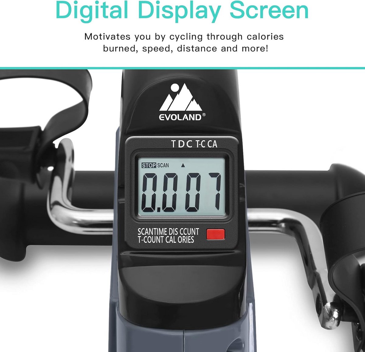 Onderbureau fiets pedaaltraining bij fitness voor thuis en - afbeelding 3