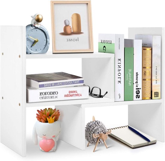 Compacte bureau-opslagorganisator met wielen, verplaatsbare boekenplank aan het bureau, bureau-organizer voor klaslokaal, slanke opbergwagen voor boeken, hoekdisplayrek voor slaapzaalbibliotheek, 4