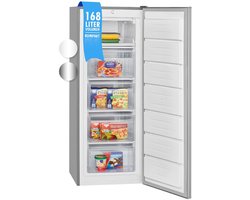 Bomann GS 7340 Vrieskast - 168 Liter - 4 Sterren - 40 dB - Inox Look