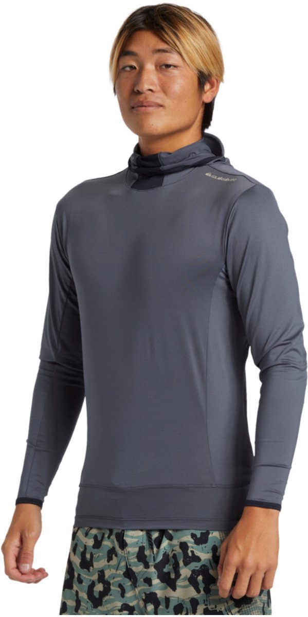 2025 Quiksilver Heren Highline Lycra Vest Met Capuchon - Ir