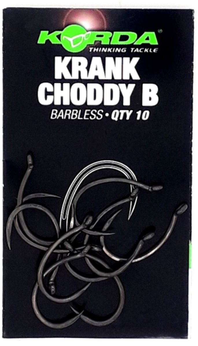 Korda Krank Chod Barbless - Maat 6 - Bruin van Korda — afbeelding 5