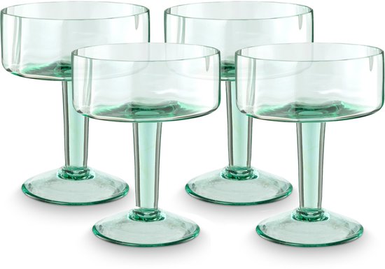 vtwonen Champagneglazen - Champagne coupe - Glazen set van 4 - 220ml