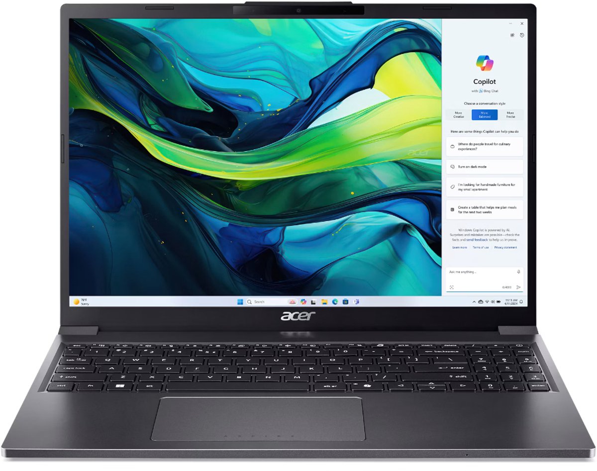 Acer Aspire Go 15 Ag15-51p-709z - 15.3 Inch Core™ I7 I7-1355u 16 Gb 512 Iris® Xe