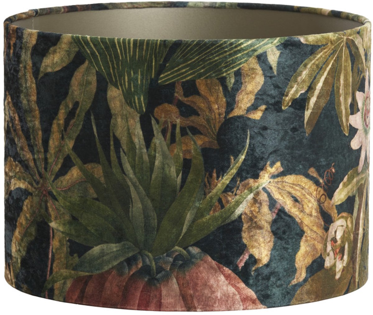 Kap - groen - Passion - textiel - Ø 30cm - E27 - 2230967 - Light & Living