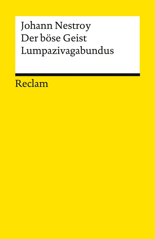 Reclams Universal-Bibliothek - Der böse Geist Lumpazivagabu ... - cover