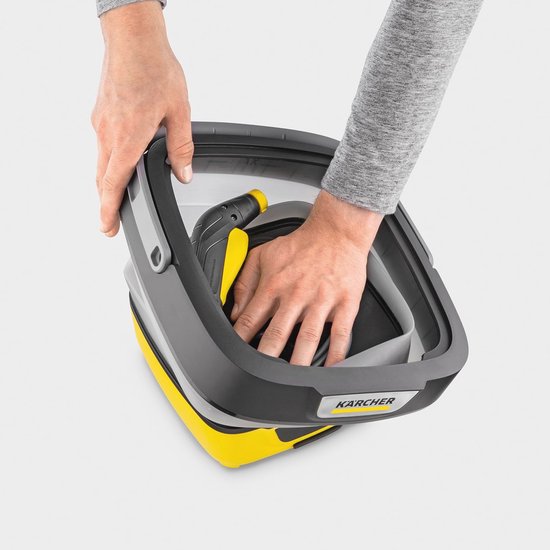 Mobiele outdoor cleaner met opvouwbare watertank en lithium-ion batterij — afbeelding 2